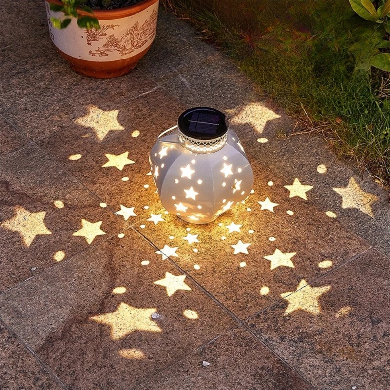Lighting Decor Outdoor - Garden Star Projector Lamp Hanging Solar