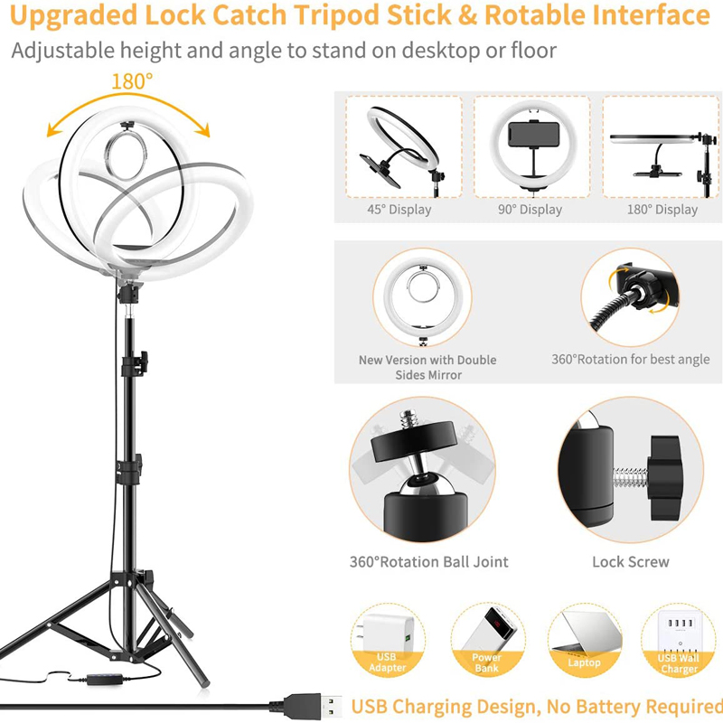 16/26/33cm Selfie Ring Light P - Lighting Gallery ulasan dan harga