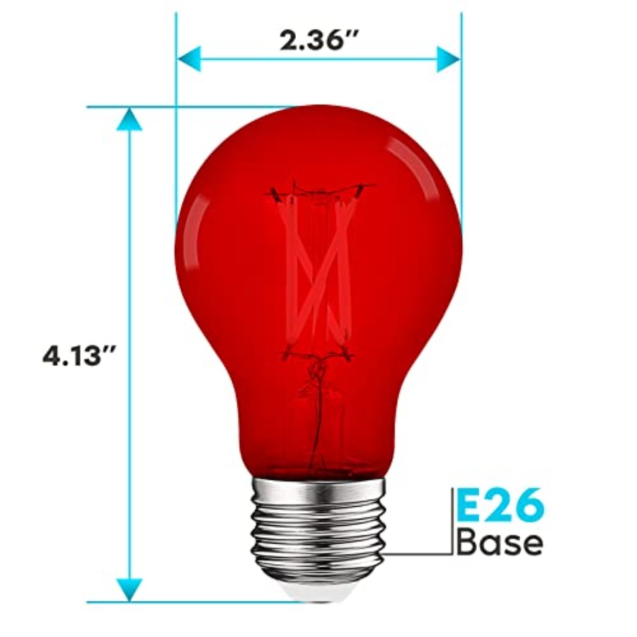 A19 Edison LED Light Bulbs, 4. - Lighting Decor Outdoor ulasan dan harga