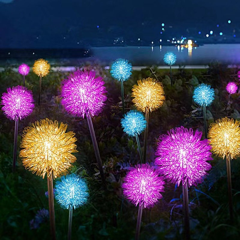 10 Combo Solar Dandelion Ball  - Lighting Decor For Wedding ulasan dan harga