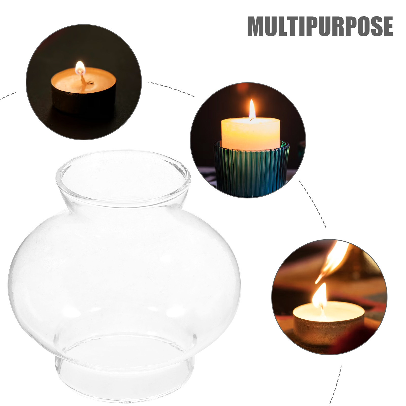 Retro Clear Glass Lampshade fo - Lighting Decor For Wedding ulasan dan harga