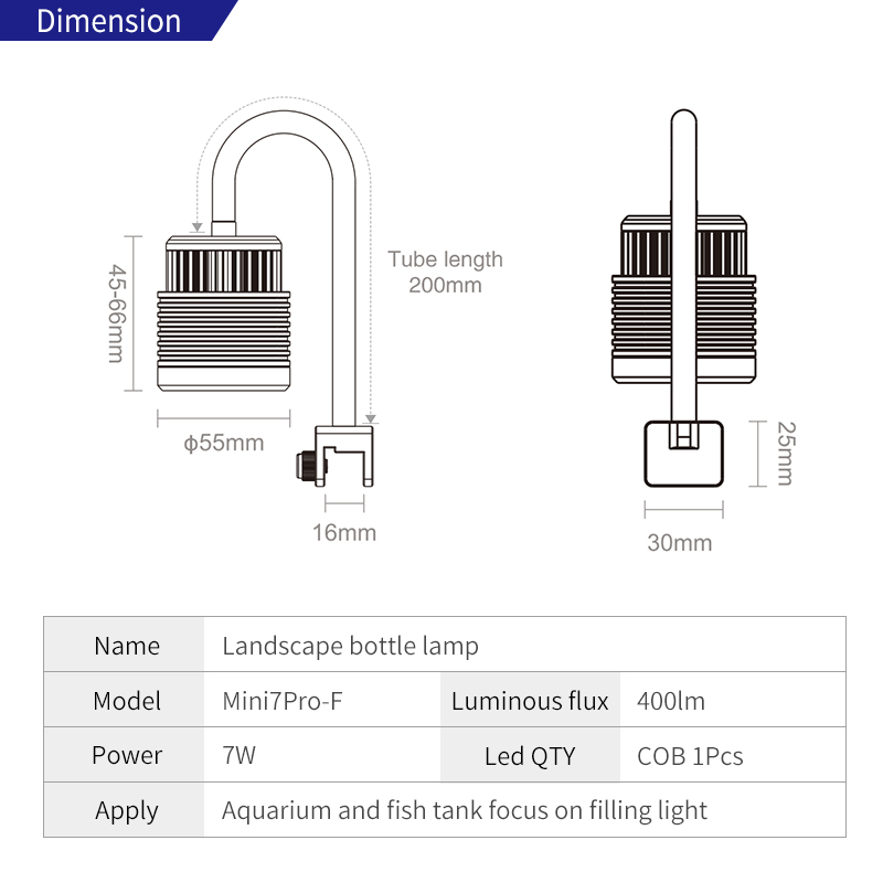 Week Aqua Mini7Pro-F IP68 Subm - Lighting Gallery ulasan dan harga