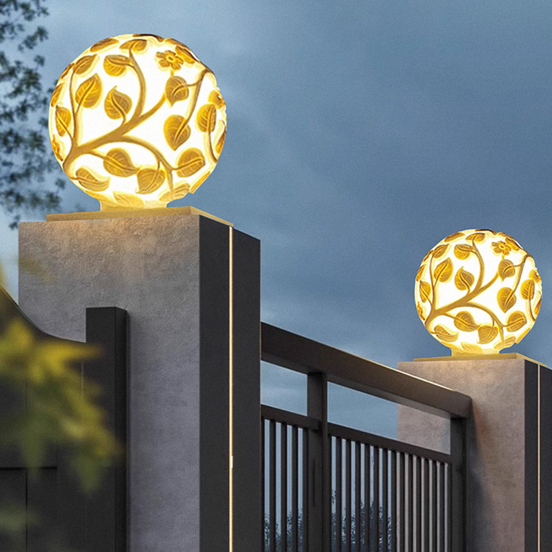Outdoor column lights solar LE - Lighting Decor Outdoor ulasan dan harga