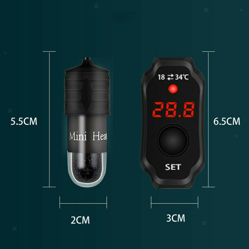 Mini Aquarium Fish Tank Heater - Lighting Gallery ulasan dan harga