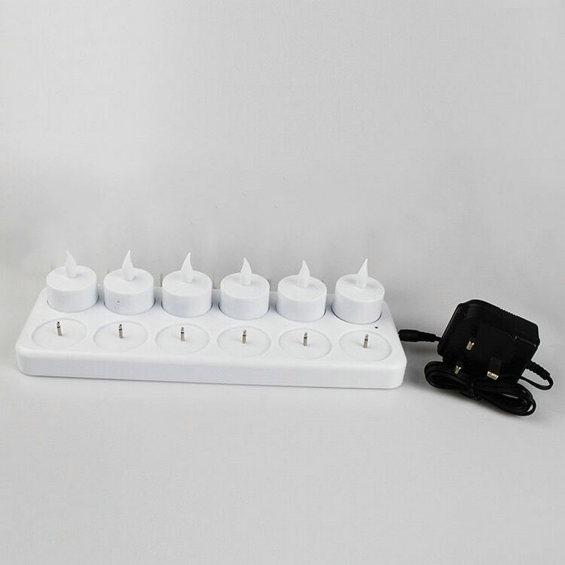 Set of 12 Rechargeable LED Can - Lighting Decor For Wedding ulasan dan harga