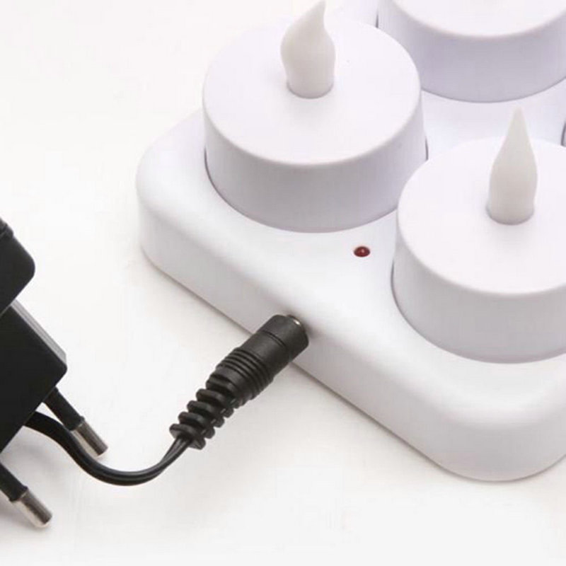 Set of 12 Rechargeable LED Can - Lighting Decor For Wedding ulasan dan harga