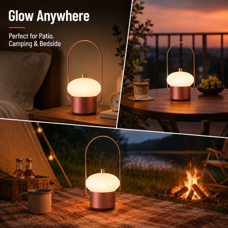 Rechargeable Portable Mushroom - Mushroom Table Lamp ulasan dan harga