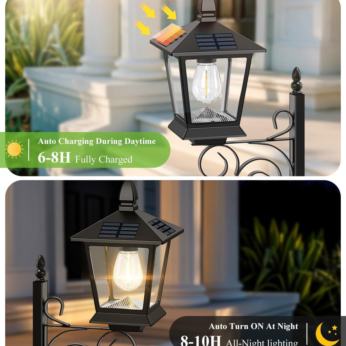 2 in 1 Solar Planter Lamp Wate - Lighting Decor Outdoor ulasan dan harga