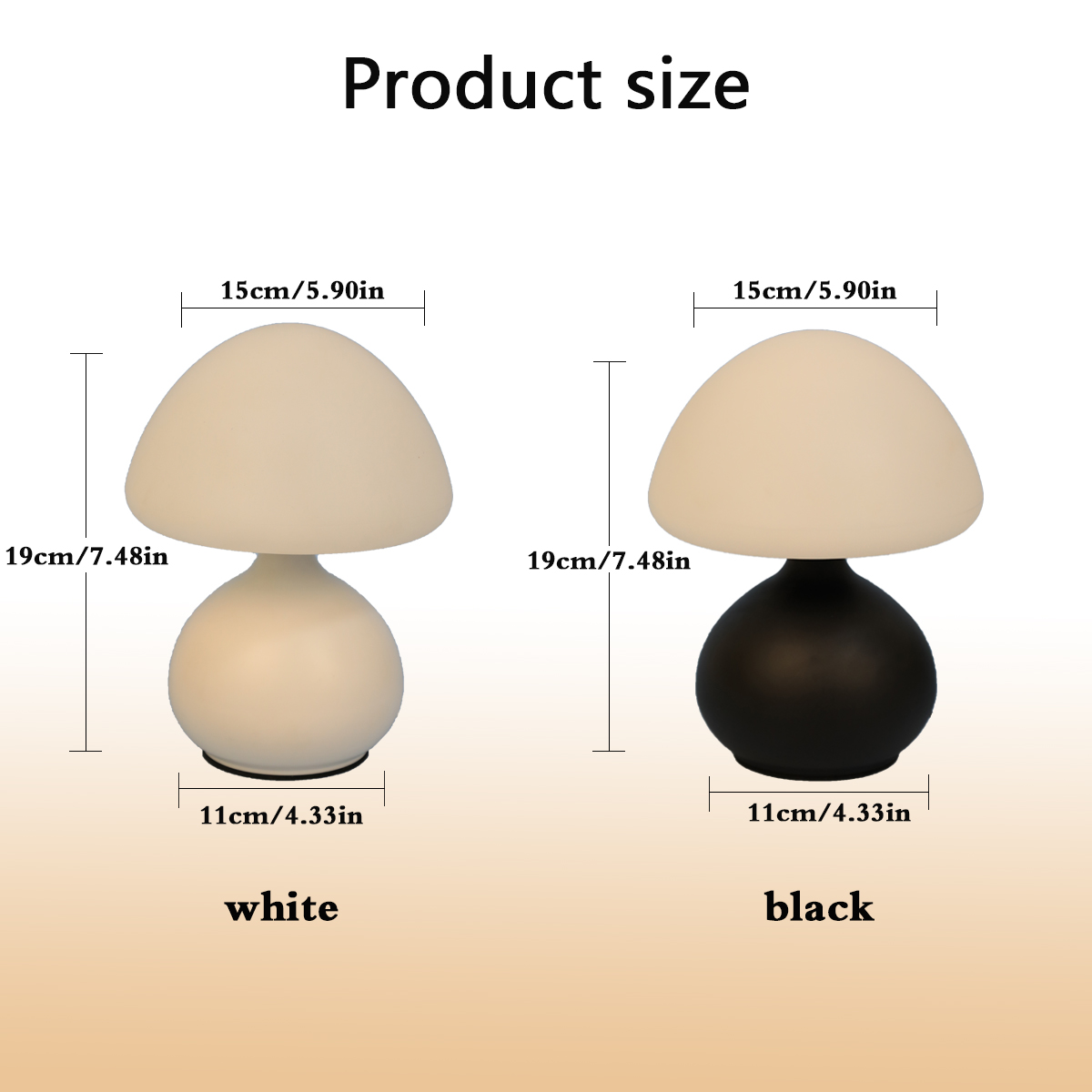 Mini Mushroom Bedside Lamp Tou - Mushroom Table Lamp ulasan dan harga